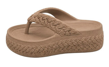 Floatix Go Thumb Design Slippers (Coffee Brown)