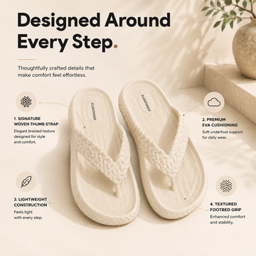 Floatix Go Thumb Design Slippers (Coffee Brown)